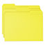 Smead File Folders, 1/3 Cut Top Tab, Letter, Yellow, 100/Box Thumbnail 4