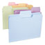 Smead SuperTab File Folders, 1/3 Cut Top Tab, Letter, Assorted Colors, 100/Box Thumbnail 4