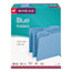 Smead File Folders, 1/3 Cut Top Tab, Letter, Blue, 100/Box Thumbnail 4