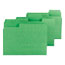 Smead SuperTab Colored File Folders, 1/3 Cut, Letter, Green, 100/Box Thumbnail 2