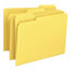 Smead File Folders, 1/3 Cut Top Tab, Letter, Yellow, 100/Box Thumbnail 1
