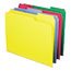Smead WaterShed/CutLess File Folders, 1/3 Cut Top Tab, Letter, Assorted, 100/Box Thumbnail 3