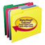 Smead WaterShed/CutLess File Folders, 1/3 Cut Top Tab, Letter, Assorted, 100/Box Thumbnail 4