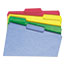 Smead WaterShed/CutLess File Folders, 1/3 Cut Top Tab, Letter, Assorted, 100/Box Thumbnail 5