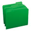 Smead File Folders, 1/3 Cut Top Tab, Letter, Green, 100/Box Thumbnail 2