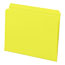 Smead File Folders, Straight Cut, Reinforced Top Tab, Letter, Yellow, 100/Box Thumbnail 8