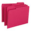 Smead File Folders, 1/3 Cut Top Tab, Letter, Red, 100/Box Thumbnail 1