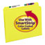 Smead File Folders, Straight Cut, Reinforced Top Tab, Letter, Yellow, 100/Box Thumbnail 4