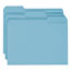 Smead File Folders, 1/3 Cut Top Tab, Letter, Teal, 100/Box Thumbnail 5
