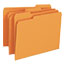 Smead File Folders, 1/3 Cut Top Tab, Letter, Orange, 100/Box Thumbnail 7