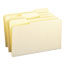 Smead 1/3 Cut Assorted Position File Folders, One-Ply Top Tab, Legal, Manila, 100/Box Thumbnail 2
