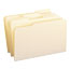 Smead File Folders, 1/3 Cut Assorted, Reinforced Top Tab, Legal, Manila, 100/Box Thumbnail 2