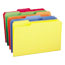 Smead File Folders, 1/3 Cut Top Tab, Legal, Assorted Colors, 100/Box Thumbnail 1