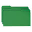 Smead File Folders, 1/3 Cut Top Tab, Legal, Green, 100/Box Thumbnail 3