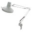 Ledu® Three-Way Incandescent/Fluorescent Clamp-On Lamp, 40" Reach, White Thumbnail 1
