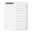 Office Essentials™ Table 'n Tabs® Dividers with White Tabs, 1-10 Tab Thumbnail 2