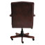 Alera Alera Traditional Series High-Back Chair, Supports 275 lb, 18.7" to 22.63" Seat, Oxblood Burgundy Seat/Back, Mahogany Base Thumbnail 5