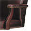 Alera Alera Traditional Series High-Back Chair, Supports 275 lb, 18.7" to 22.63" Seat, Oxblood Burgundy Seat/Back, Mahogany Base Thumbnail 6