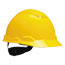 3M H-700 Series Hard Hat with 4 Point Ratchet Suspension, Yellow Thumbnail 1
