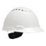 3M H-700 Series Hard Hat with 4 Point Ratchet Suspension, Vented, White Thumbnail 1