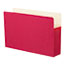 Smead 3 1/2" Exp Colored File Pocket, Straight Tab, Legal, Red Thumbnail 3