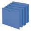 Smead Colored File Jackets w/Reinforced 2-Ply Tab, Letter, 11pt, Blue, 100/Box Thumbnail 5