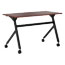 HON® Multipurpose Table Flip Base Table, 48w x 24d x 29 3/8h, Light Gray Thumbnail 1