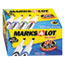 Marks-A-Lot® Desk-Style Dry Erase Markers, Chisel Tip, Assorted Colors, 24/PK Thumbnail 1