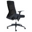 Alera Alera EB-K Series Synchro Mid-Back Flip-Arm Mesh Chair, Supports Up to 275 lb, 18.5“ to 22.04" Seat Height, Black Thumbnail 5