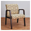 Alera Alera Reception Lounge WL Series Guest Chair, 24.21" x 24.8" x 32.67", Tan Seat/Back, Mahogany Base Thumbnail 5
