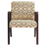 Alera Alera Reception Lounge WL Series Guest Chair, 24.21" x 24.8" x 32.67", Tan Seat/Back, Mahogany Base Thumbnail 4