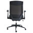 Alera Alera EB-K Series Synchro Mid-Back Flip-Arm Mesh Chair, Supports Up to 275 lb, 18.5“ to 22.04" Seat Height, Black Thumbnail 4