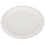 SCT® ChampWare Heavyweight Bagasse Dinnerware, Plate, 10", White, 500/Carton Thumbnail 1