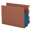 Smead 5 1/4" Exp File Pockets, Straight Tab, Letter, Blue, 10/Box Thumbnail 1