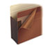Smead 7" Exp File TUFF Pockets, Straight Tab, Letter, Redrope, 5/Box Thumbnail 3