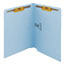 Smead Two-Inch Capacity Fastener Folders, Straight Tab, Letter, Blue, 50/Box Thumbnail 2