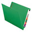 Smead Two-Inch Capacity Fastener Folders, Straight Tab, Letter, Green, 50/Box Thumbnail 3