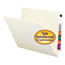 Smead Folders, Straight Cut, Reinforced End Tab, Letter, Manila, 100/Box Thumbnail 1