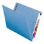Smead Two-Inch Capacity Fastener Folders, Straight Tab, Letter, Blue, 50/Box Thumbnail 3