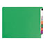 Smead Colored File Folders, Straight Cut, Reinforced End Tab, Letter, Green, 100/Box Thumbnail 5