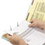 Smead Pressboard End Tab Classification Folder, Letter, 4-Section, Gray/Green, 10/Box Thumbnail 4