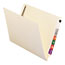 Smead Antimicrobial Two-Fastener End Tab Folder, Letter, 11 Point Manila, 50/Box Thumbnail 4