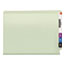 Smead Three Inch Expansion Folder, Two Fasteners, End Tab, Letter, Gray Green, 25/Box Thumbnail 3