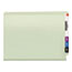 Smead One Inch Expansion Folder, Two Fasteners, End Tab, Letter, Gray Green, 25/Box Thumbnail 4