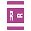 Smead Alpha-Z Color-Coded Second Letter Labels, Letter R, Purple, 100/Pack Thumbnail 1
