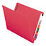 Smead Two-Inch Capacity Fastener Folders, Straight Tab, Letter, Red, 50/Box Thumbnail 4