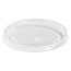 Chinet High Heat Vented Plastic Lids, Fits All Sizes: 6-16 oz, Translucent, 50/Bag Thumbnail 1
