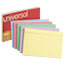 Universal Index Cards, Ruled, 5 x 8, Assorted, 100/Pack Thumbnail 4
