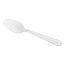 GEN Wrapped Cutlery, 6" Teaspoon, Heavyweight, Polypropylene, White, 1,000/Carton Thumbnail 1