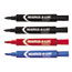 Marks-A-Lot® Desk-Style Permanent Markers, Chisel Tip, Assorted Colors, 4/ST Thumbnail 2